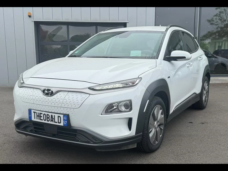 Théobald Occasion Hyundai Kona electrique SUV blanc